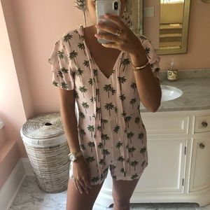 Alice and Olivia romper